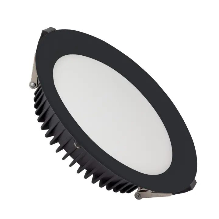 Ledkia Downlight LED 24W Circular SAMSUNG Aero 130 lm/W 4000K LIFUD Corte Ø 200 mm Negro 4000K No Regulable Blanco Neutro - 1