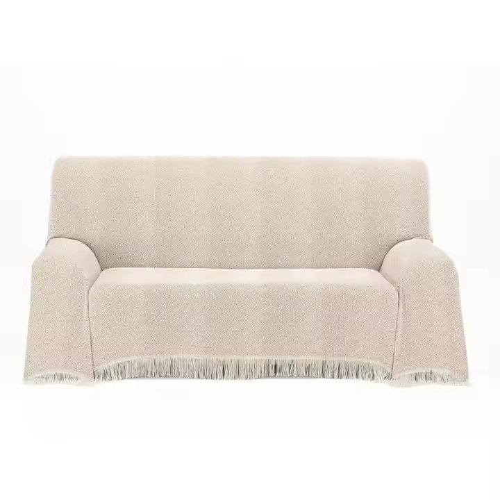 VALENTIA HOME Valentia Home - Colcha Plaid Multiusos Modelo Xeraco con Flecos Decorativos - 1