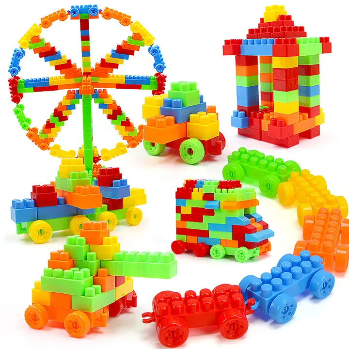 Juego De Bloques De Construcción Creativos DIY 100PCS Set Clásico Urbano Juguetes Educativos Para Niños Regalo De Cumpleaños - 1