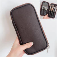 Bolso Plegable Para Maquillaje De Mujer Organizador De Viaje Con Cierre De Cremallera Estuche De Cosméticos Para Herramientas De Belleza Y Accesorios De Limpieza Pouch De PU Fashion - details 0