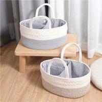 Bolsa De Pañales De Algodón Para Bebé Cesta De Almacenamiento Portátil Para Viajes Eco-amigable Bolsa Para Mamá - details 8
