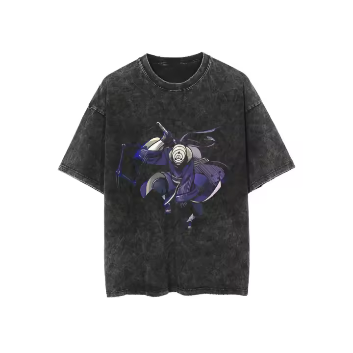 Camiseta De Algodón Retro Para Hombre Y Mujer Camiseta Gráfica De Anime Casual De Verano Oversized Estilo Harajuku Streetwear - 1