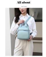 Nueva mochila para mujer, de color liso, pequeña, estilo coreano, a la moda, multiusos - details 9