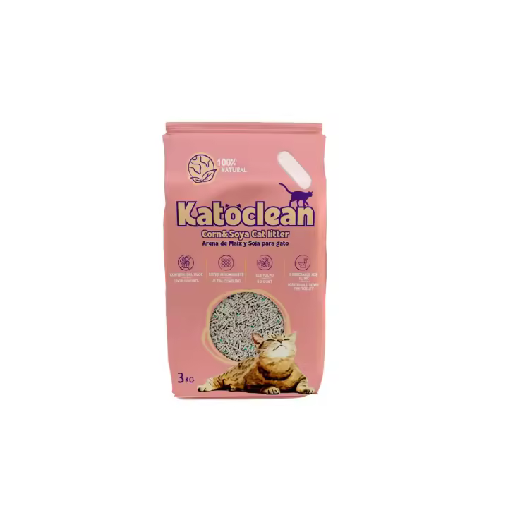KATOCLEAN SUSTRATO ABSORBENTE Y AGLOMERANTE GATOS 3KG - 1
