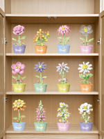 Juguetes De Bloques Para Niños Ornamentales Flores Eternas Girasoles Hibiscos Suculentas En Macetas Juguetes Ensamblados - details 0