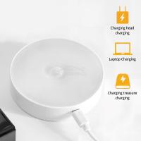 Lámpara De Pared LED Inalámbrica Con Sensor De Movimiento 2X Recargable Por USB Luz Nocturna Redonda Para Decoración De Dormitorio Escaleras Armario - details 6