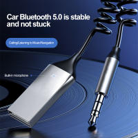 Receptor Transmisor Bluetooth 5.0 Para Coche Con Cable USB a Jack 3.5mm Kit De Audio Auxiliar Y Altavoz Hands-Free Para Coche - details 0