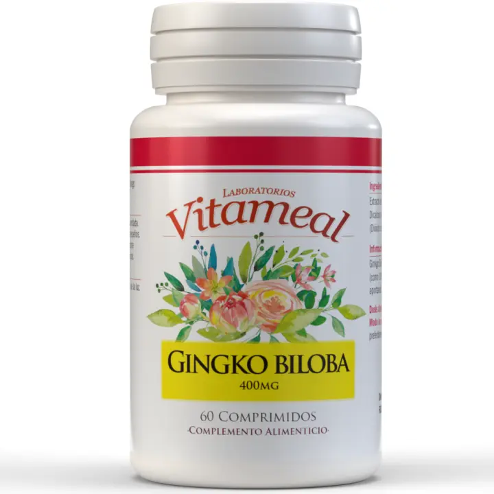 - Lab. Vitameal - Extracto estandarizado de hoja de Ginkgo Biloba 400mg 60 Comp. - NaturBite - Mejora la Circulación Sanguínea y el Rendimiento Masculino. Conoce la potencia del extracto estandarizado de Ginkgo Biloba de Naturbite - 1