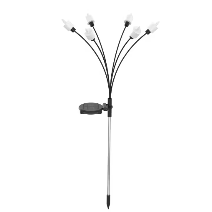 Luces Solares 2024, Luces de vela de Halloween, Luces de Jardín de Rego de Navidad, Luces LED ossilantes - 1