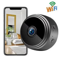 Cámara De Seguridad Magnética Inalámbrica A9 Mini Wifi 1080P Con Infrarrojos Y Voz Portátil Grabación Remota Video Y Audio - details 1