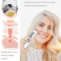 Dispositivo De Masaje Facial RF De Alta Frecuencia Máquina De Levantamiento Facial Eliminador De Arrugas Matriz Dot Skin Tightening Rejuvenecimiento De La Piel Batería Recargable Plástico - details 0
