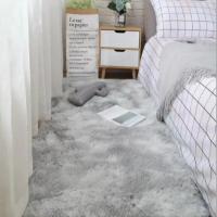 VIKAMA Alfombra De Seda Y Lana Moderna Para Dormitorio Y Sala De Estar Alfombra De Lado Del Cama Suave Y Cómoda No Perde Cabello Alfombra Interior Antideslizante Resistente Al Agua Y Al Desvanecimiento - details 6