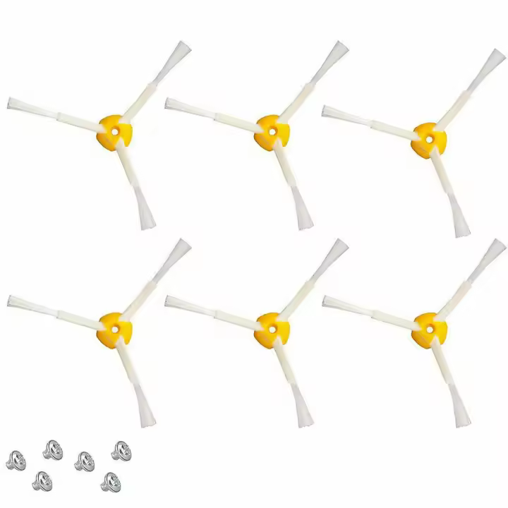 6 Pack 3-Armed Cuchillo Lateral Para iRobot Roomba 500 600 700 Series 560 630 650 760 - 1