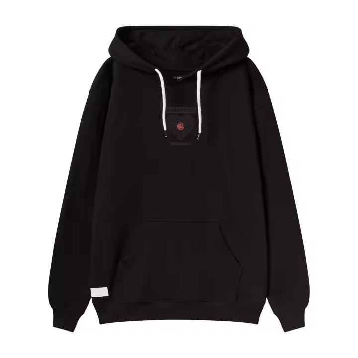 BRAVE;DMIND BLACK HOODIE - 1