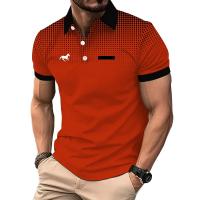 Camisa Polo De Verano Para Hombre Estilo Slim Fit Sport Manga Corta 100% Poliéster Con Bolsillo Falso Decorativo Casual Para Golf - details 3