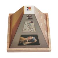 Lámpara De Mesa Recargable De Madera Con Visión En 3D Luz Nocturna Para Decoración De Pared Para Sala De Estar Y Dormitorio Regalo Para Mujeres Hombres Niños - details 3