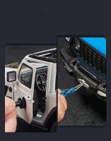 Modelo De Coche Rubicon a Escala 1:18 Con Luz Y Sonido Absorci\u00f3n De Choque Puertas Abiertas 4 Piezas Juguetes De Metal Para Niños - details 11