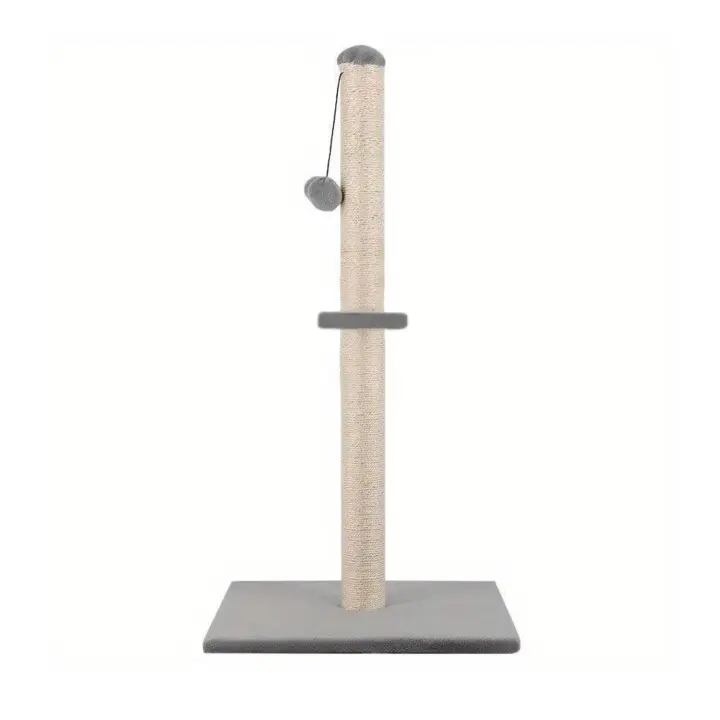 GREATOOL Árbol Rascador para Gatos de Sisal Natural, Árbol Rascador de Poste Alto, Fácil Montaje y Correa Antideslizante… - 1