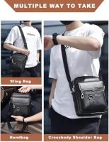 Bolso para Hombre, Bolso Bandolera para Hombre, Bolso de Viaje de Trabajo Deportivo(24*6*20cm) - details 4