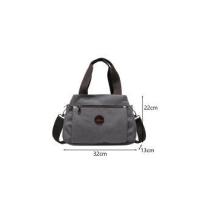 Bolso de mano informal de Lona para Mujer, Bandolera de gran capacidad, de diseño, para - details 20