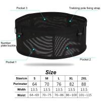 Bolsa De Cintura Para Correr Deporte Hombre Mujer Bolsa De Mano Para Gimnasio Y Exterior Funda Para Teléfono Móvil Bolsa De Cinturón Para Ciclismo - details 1