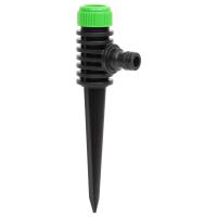 vidaXL Aspersores giratorios 6 uds verde negro 3x6x19,5 cm ABS&PP - details 1