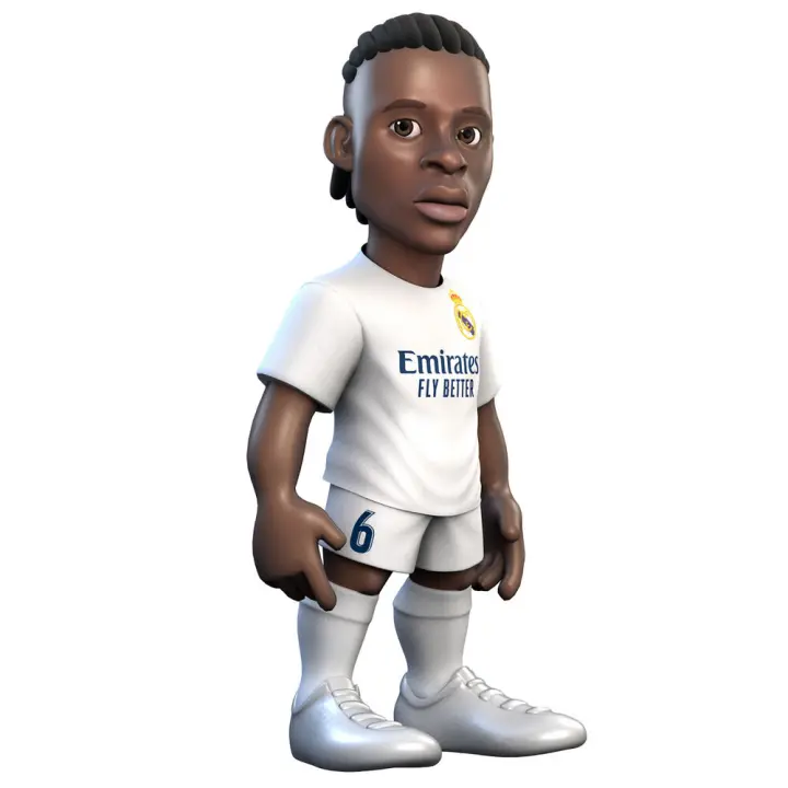 Figura Minix Eduardo Camavinga Real Madrid 12cmFigura  Coleccionable - Idea de Regalo- Mercancia Oficial - Juguetes para Niños y Adultos - Movies Fans - Muñeco para Coleccionistas y Exposición - 1