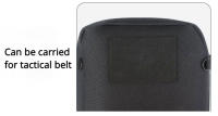 Bolsa De Hombro Único Para Portar Armas De Fuego Y Caza Con Accesorios De Almacenamiento Tamaño Compacto 24x19.5cm - details 4
