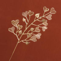 2/5Pcs Decoración De Flores Artificiales Doradas Para Decorar Habitaciones En Casa Año Nuevo Y Navidad Falsas Plantas Ornamento Para Fiesta De Año Nuevo 2023 - details 11
