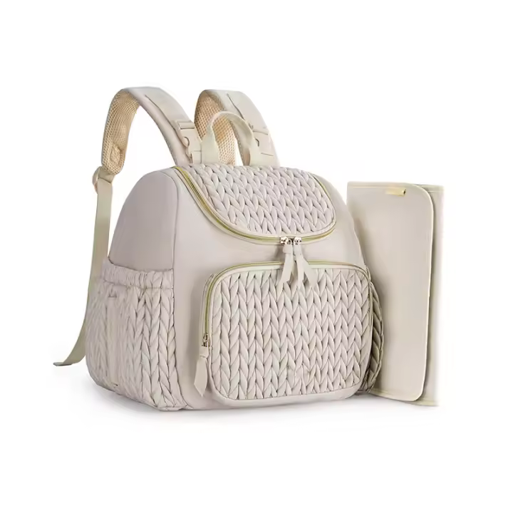 Bolsa de pañales para Mamá, mochipa para pañales, mochila para Mamá, mochila de viaje para Mamá, cambiador con bolsillo lateral - 1