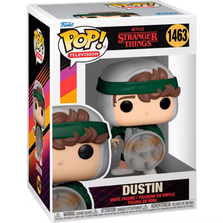 Funko - Figura Pop Stranger Things Dustin - Funko Pop Coleccionable De Edición Limitada - Funko Pop Diseño Detallado Y Realista - Funko Pop Ideal Para Regalo - Funko Pop Gran Variedad De Personajes - 1