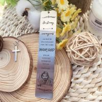 Marcador De Páginas De Acero Inoxidable Con Colgantes De Cruz Inspiracionales Versículos Religiosos Cristianos Regalos Motivacionales - details 5