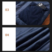 Chaleco Sin Mangas Para Hombres 5XL Impermeable Y Cálido Con Capucha Estilo Coreano Casual Para Otoño E Invierno Talla Regular - details 7