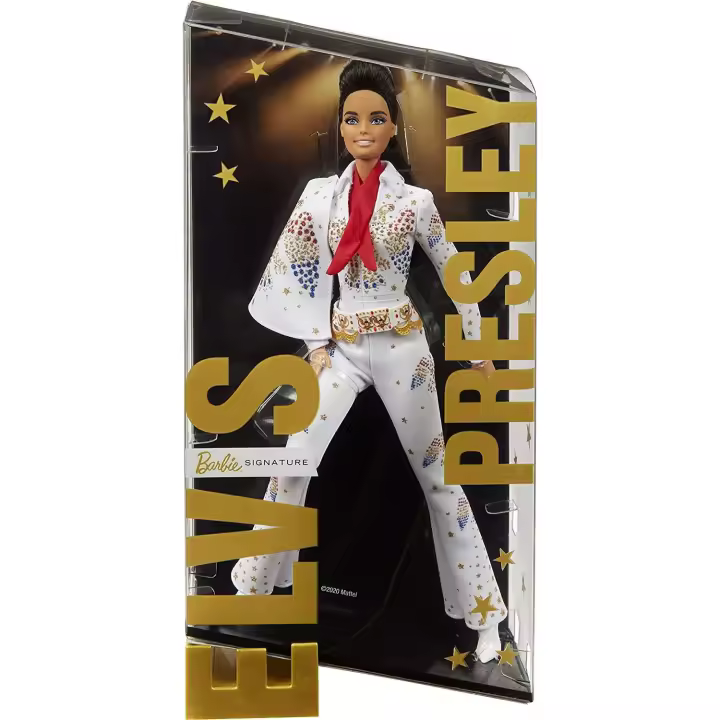 Barbie Signature Colección Música Elvis Presley, muñeca de colección  (Mattel GTJ95) - 1