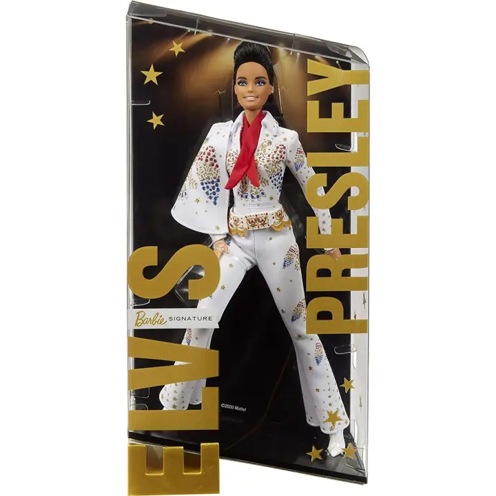 Barbie Signature Colección Música Elvis Presley, muñeca de colección  (Mattel GTJ95) - 1