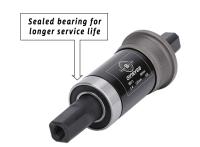 Eje Central De Bicicleta Gineyea Para Montaña Integrado Con Agujero Cuadrado Plegable 103-126mm Material De Acero Para Mountain Bike - details 4