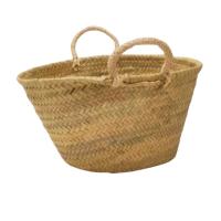Set 3 Bolsas de Playa y Piscina,Capazos Palma Natural Hecho de Forma Artesanal  25 x 42 x 15 cm - details 2