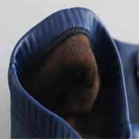 Leggings De Invierno Para Niñas De Cuero PU Cálidos Y Gruesos Pantalones De Pierna Unisex Para Otoño E Invierno Tallas 3-10 Años - details 12
