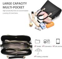 Bolsos de Mujer Carteras Moda Bolsas de Asa Superior de Las Mujeres Medianas Bolsos de Cuero de LA PU Bolsos de Hombre Conjunto Multifunctional Bolsos Crossbody - details 2