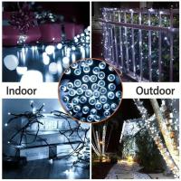 Luces Decorativas Solares Para Jardín 1PC 7M/12M/22M Luz LED De Cadena Estrella Impermeable Para Acampar Al Aire Libre Creando Un Ambiente - details 6