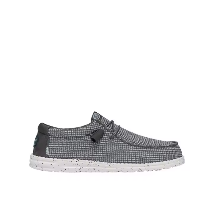 Hey Dude HD40403-030-B Mocasines para hombre grises en textil 84798 - 1