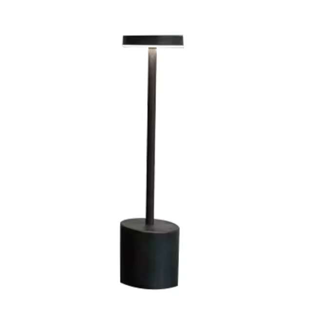 Lámpara De Mesa LED Recargable Táctil De Metal Para Escritorio Luz Ambiental Creativa Para Cama Decoración Exterior Luz Nocturna 2024 - 1