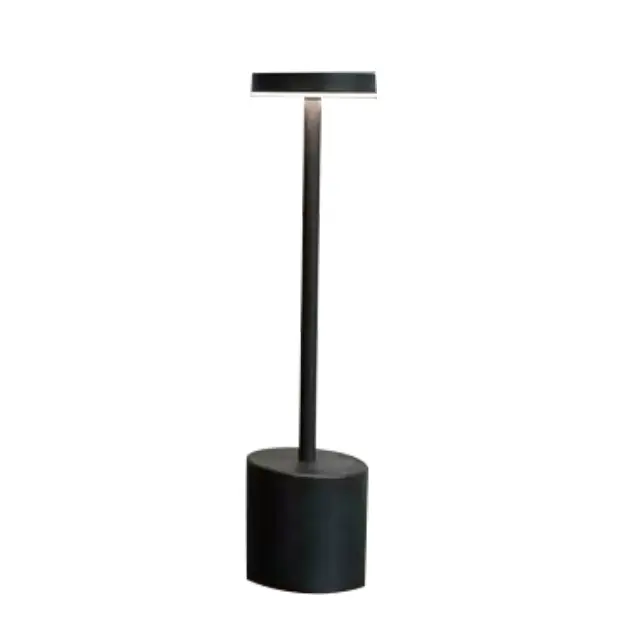 Lámpara De Mesa LED Recargable Táctil De Metal Para Escritorio Luz Ambiental Creativa Para Cama Decoración Exterior Luz Nocturna 2024 - 1
