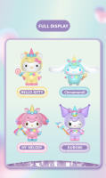 Bloques De Construcción Sanrio Unicornio Kuromi My Melody Cinnamoroll Hello Kitty Anime Figura Modelo Juguetes Para Niños Regalos - details 1
