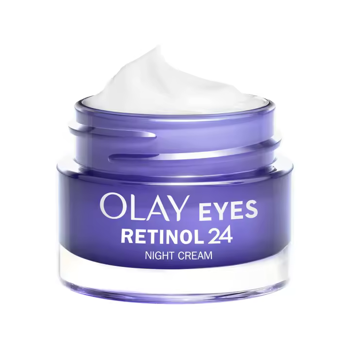 Olay Regenerist Retinol 24 Crema Contorno De Ojos De Noche, Con Complejo Retinoide Y Niacinamida (Vitamina B3) Para Una Piel Suave Y Radiante En 14 Noches, Sin Perfume, 15 ml - 1