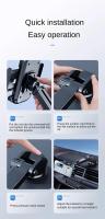Soporte De Teléfono Móvil Para Coche Universal Adhesivo En Ventosa Clip Para iPhone Xiaomi Huawei Samsung Accesorios De Coche Negro - details 13