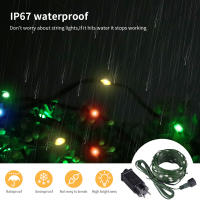 Luces De Fairy LED Duraderas En Cuero Genuino Con 8 Modos Impermeables Para Decoración De Navidad Árbol Jardín Fiesta Lámpara De Césped - details 4