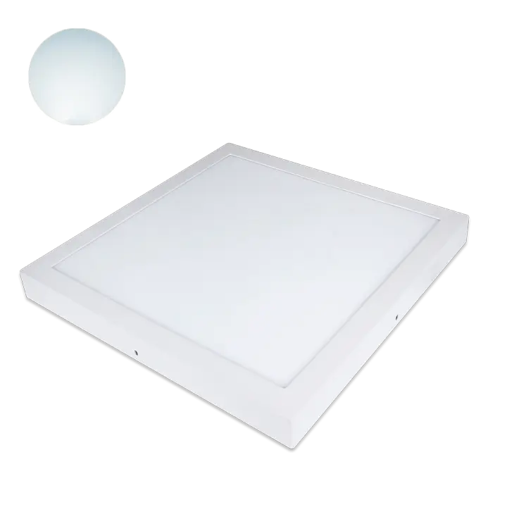 Panel de Luz LED Cuadrado Blanco 12x12cm 6W 390lm 220V para Techo - DEMASLED - 1