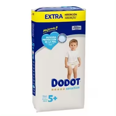 Pañales Dodot Sensitive Extra Talla 5+ (48 Uds.). Dodot - 1
