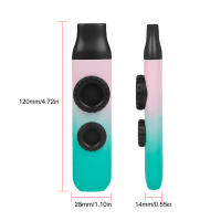 Kazu Flute ABS Zoukat Kazoo Con Dos Agujeros Reemplazables Boquilla De Soplado 10pcs Instrumento Musical Para Ukulele Y Guitarra - details 21
